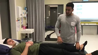 Bed mobility - glute bridging