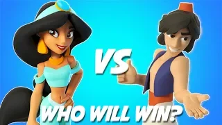 Animated Toys  - Jasmine vs Aladdin | Superheroes