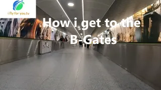 Frankfurt Airport Tutorial | How i get to the B Gates | wie komme ich zu den B Gates| Start A Gates