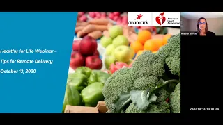 Healthy for Life Webinar – Tips for Remote Delivery