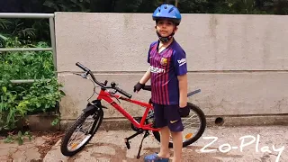 Review of my New bicycle ROCKRIDER ST100, 20" Kids MTB from DECATHLON, INDIA