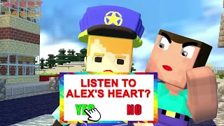 Good Alex fell INLOVE with Poor Steve - Minecraft Animation