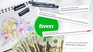 I made a FIVERR page & DRAW WHAT YOU WANT for $5!!