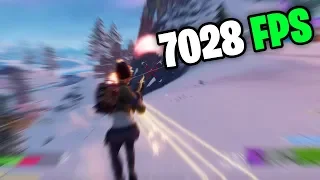 fortnite at the worlds HIGHEST FPS (SUPERCOMPUTER)