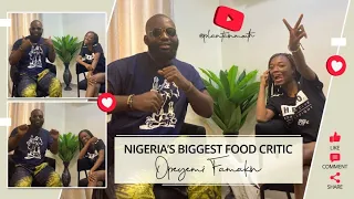 I met the Biggest Food Critic in Lagos, Nigeria - Opeyemi Famakin.  He has a really sexy voice😏