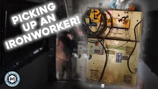 Buying A 40 Ton Ironworker - Moving Heavy Tools Without A Forklift