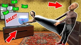 Crazy Shop on the Sofa vs Granny vs Grandpa - funny horror animation parody (p.88)