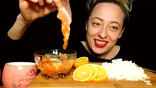 SALMON FISH MUKBANG WITH LIMON