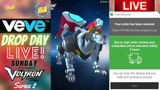 VeVe Drop Day LIVE - VOLTRON Legendary Defender S2 Blindbox NFT Drop! + VeVe Degens AMA