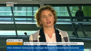 Union und FDP zum Auftakt der Sondierungsgespräche für die Jamaika-Koalition am 18.10.17