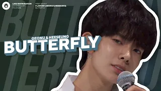 [I-LAND] I-LANDER (Geonu & Heeseung) - BUTTERFLY (BTS) | Line Distribution