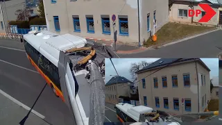 Kamera na sběrači trolejbusu v Hradci Králové