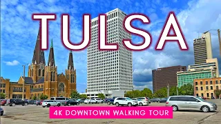 Downtown Tulsa, Oklahoma, USA - 4K Virtual Walking Tour