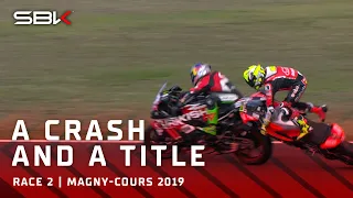 Bautista crashes 💥 and Rea takes his fifth title 🏆 | 2019 #FRAWorldSBK 🇫🇷