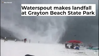 WATERSPOUT MAKES LANDFALL AT GRAYTON BEACH 30A