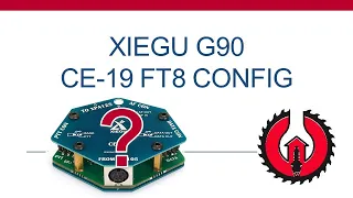 Xiegu G90 CE-19 FT8 Data Card Setup