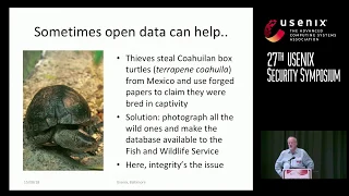 USENIX Security '18 - Privacy for Tigers