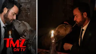 Justin Theroux Recreates 'Lady and the Tramp' Spaghetti Scene With His Dog | TMZ TV