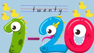 Number Names 1 - 20 | Number Spelling | Counting with Spelling