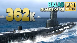 Submarine Balao: Huge 362k in Arms race - World of Warships