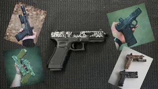 Custom airsoft Glock. часть 3: Стипплинг / Stippling