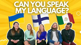 Foreigners Try Pronouncing The Hardest Words In Different Languages