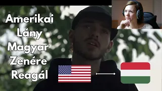 Azahriah - Valami Amerika | Amerikai lány magyar zenére reagál