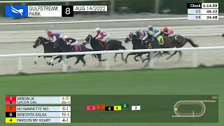 Gulfstream Park Carrera 8 - 14 de Agosto 2022