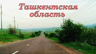 Узбекистан. Ташкентская область. Паркент, Сукок. Видео снятое с автомобиля.