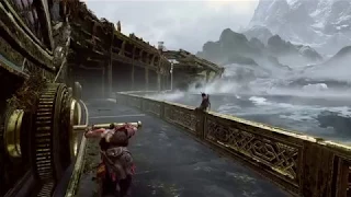 Atreus Asks Kratos If He Hurt His Back Moving The Bridge