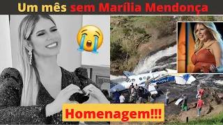 Um mês sem nossa Marília Mendonça- Veja essa linda HOMENAGEM!!!  #mariliamendonca .