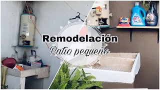 TRANSFORMACIÓN DE MI PATIO /TRASFORMÓ MI CUARTO DE LAVADO 🧼/CASA INFONAVIT.