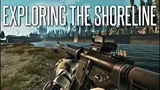 EXPLORING WITH THE M4A1 - Escape From Tarkov Shoreline Gameplay