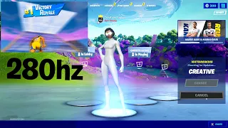 First Time On 280hz! | Fortnite