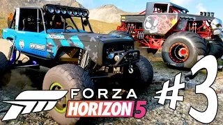 Forza Horizon 5 - Parte 3: Corrida de Carros Monstros!!! [ Xbox Series X - Playthrough 4K ]