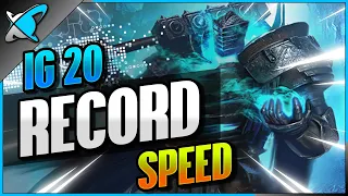FASTEST ICE GOLEM 20 RUN | My NEW Record !! | Guide & Champion Builds | RAID: Shadow Legends