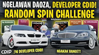 MEMBELI MOBIL RANDOM MELAWAN DEVELOPER CDID ! BOX SPIN CHALLENGE - Car Driving Indonesia V1.6