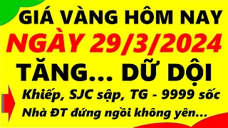 Giá vàng hôm nay ngày 29/3/2024 - giá vàng 9999, vàng sjc, vàng nhẫn 9999,...