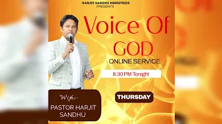 VOICE OF GOD || ONLINE SERVICE || WITH:- PASTOR HARJIT SANDHU || (09-05-2024)