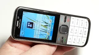 Nokia C5-00 White RM-645. Красивый ретро телефон из Германии. Отвязал от оператора