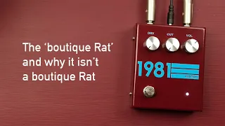 1981 Inventions DRV: The 'boutique Rat' and why it isn't a boutique Rat