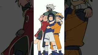 team 7 cute funny edit #naruto #sasuke #sakura #kakashi #team7