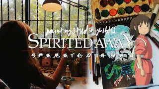 STUDIO GHIBLI | Spirited away watercolor painting (PHILIPPINES)