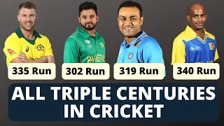 All Triple Centuries List In Test Cricket Till Now in Cricket History