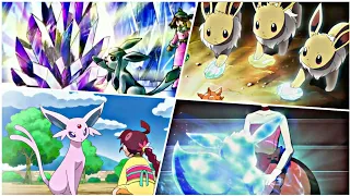 Eevee all evolutions in Pokemon| eevee evolves into umbreon