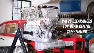 Setting up the top end on my Alfa's Twin-Cam engine.