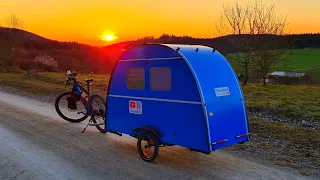 Mit dem Fahrradwohnwagen zum ehemaligen Truppenübungsplatz Münsingen (überarbeitet)