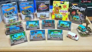 Hot Wheels Scooby Doo mystery machine collection!!!