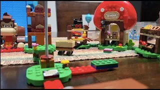 Playing 3 Lego Mario Starter Courses!