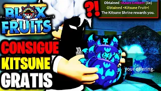 QUE ES ESTA LOCURA?!😵 *KITSUNE GRATIS EN BLOX FRUITS*🔥🦊